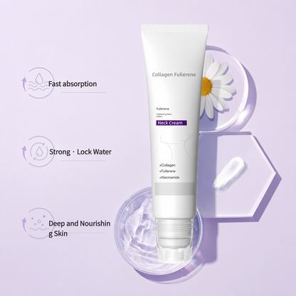 Roller Massage Neck Cream 🧴 Collagen & Hyaluronic Acid
