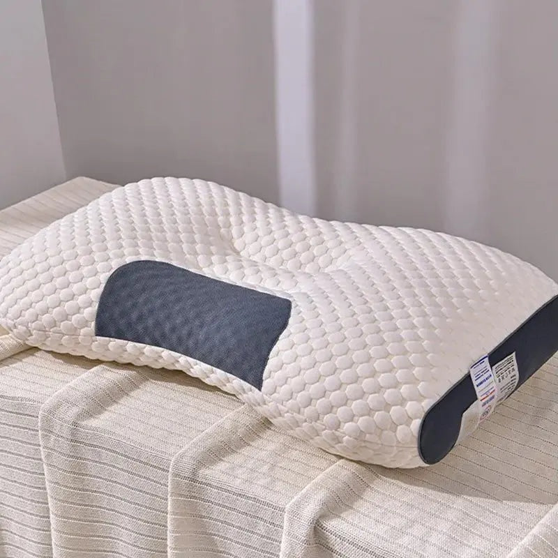 2025 Antibacterial Neck Support Sleep-Aid Massage Pillow